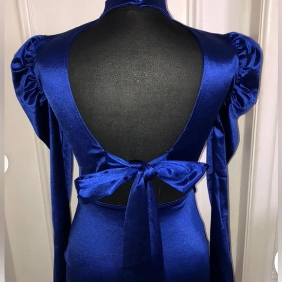 Puff Sleeve Mini Dress - Picture 3 of 9